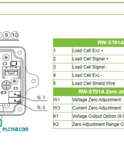 Bộ chuyển đổi tín hiệu đầu cân Loadcell sang analog 4 20mA 0 10V 0 5V RW ST01A 5